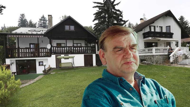 František Nedvěd měl doma kulečník a na zahradě tenisový kurt. Ve vedlejší vile bydlel syn