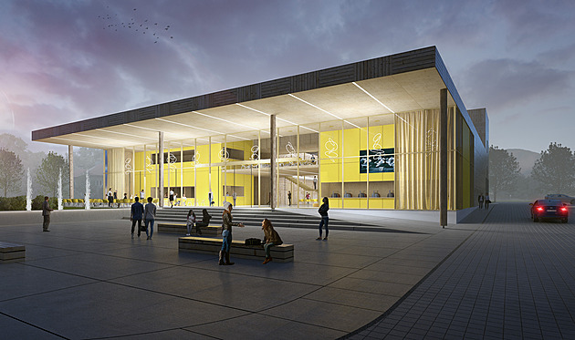 Dostavba kulturního centra v Rožnově začne letos, dokončí ho místní firma