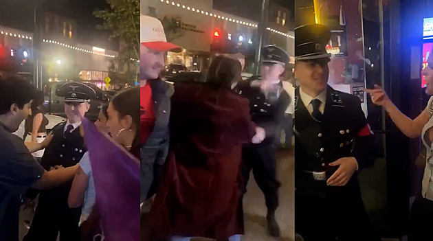 Muž se před Halloweenem převlékl za nacistu. U hospody pak zmlátil ženu