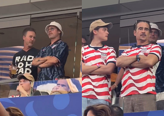 Klub rváčů znovu pohromadě. Které hvězdy Hollywoodu dorazily na zápas USA?